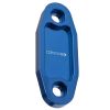 Proflow Fuel Pump Block-Off Plate Aluminium Blue Anodised For Ford 302-351C Each PFEFB-104BL