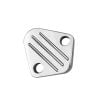 Proflow Fuel Pump Block-Off Plate Aluminium Polished BB Chev For Chrysler For Dodge For Plymouth For Ford Each PFEFB-6258P