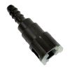 Proflow Fuel Line Connectors Nylon 3/8in. Female QR Straight To 5/16in. (8mm) Barb Each PFEFLQR085