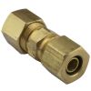 Proflow Fuel Line Connectors Brass Connector Nylon To Nylon 5/16in. (8mm) Tubing Joiner Each PFEFLQR147