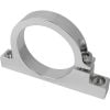 Proflow Fuel Filter Brackets Single 61mm hole Aluminium Silver Anodised PFEFS300-2