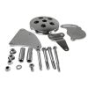 Proflow Power Steering Brackets Mounting kit Type II Bracket with Pulley Chrome SB Chev PFEPSB450C