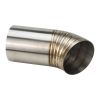 Proflow Stainless Pie Cut Dump Pipe 45 Degree 3