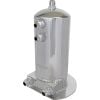 Proflow Fuel Surge Tank Fabricated Aluminium 254mm x 108mm round 2.5L AN Fitting Kit Polished Dual Outlets PFEST4
