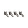 Proflow Turbocharger Stud Kit Grade 5 Titanium M10x1.25 50mm Length Set of 4 PFETI-TBSTUD