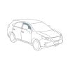 Protective Plastics T296WD Drivers Weathershield fits Toyota Hilux Dual-Cab Cab Chassis