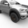 EGR Fender Flares Front Pair fits Ford Ranger PX2 15-18 Ultra Matte Black PXMK2-FRNT-UNP