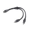 Rockford Fosgate RFITY-1M Premium RCA Y-Adapter 1 Male to 2 Female Pair