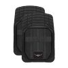 R.M. Williams Car Floor Mats Rubber Black CMRMW-BLKFR