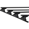 Rola 4x Thru Bar Roof Racks fits Volkswagen Multivan T5 12/2004 on Track Mount TBEX09-4