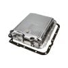 RTS Transmission Oil Pan Steel OEM Size Ribbed Chrome fits TH700/4L60/4L60E RTS70820CH