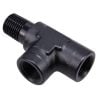 Raceworks 1/8IN NPT Female Tee with Male on Run RWF-916-02BK