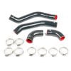 SAAS SSH5101-KIT Silicone Intercooler Black 4 Pipe Kit fits Isuzu D-Max/MU-X 3.0 2012-2016