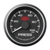 SAAS SG-OP52B1 Oil Press Gauge 0-100psi 52mm Black Muscle Series