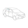 Protective Plastics N180SLR Slimline Weathershield Rear fits Nissan Xtrail T30