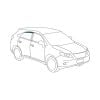 Protective Plastics N180SLRT Slimline Weathershield Rear fits Nissan Xtrail T30