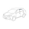 Protective Plastics F360SLRPT Tinted Rear Passengers Slimline Weathershield fits Ford Ranger PX PXII