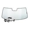 Snap Shades FOR036-5 Front Windscreen Sun Shade fits Ford Super Duty/F-Series/Excursion 99-07
