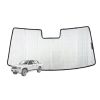 Snap Shades TOY072-5 Front Windscreen Sun Shade fits Toyota Hilux 97-05