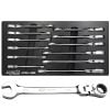 SP Tools SP19112X Special Edition Spanner Set Flex Head ROE Reversible Geardrive 12pc Metric