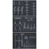 SP Tools Empty EVA Foam Tool Storage 3 Trays 107pc Tool Kit SP55605D