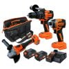 SP Tools SP83194 Cordless 18V Drill/Driver/Grinder Combo Kit Includes Toolbag