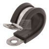 Jaylec SP4119 P-Clip 19mm Stainless Steel with Rubber Insert 10 Pack