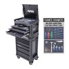 SP Tools SP50039DX Tech Series Tool Kit/Roller Cab Metric Diamond Black 212-Piece