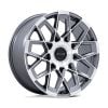 Status ST005 MATRIX 24x10 5x120,5x130 +35 Offset Gray Wheel