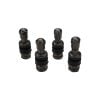 Street Pro Tyre Valve Tall Black 4 Pack suits 11mm Hole