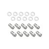Street Pro Wheels 002 Series Wheel Nut Set Shank 39mm M12x1.5 Chrome 10-Pack STP-WN5205K10-CHM