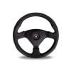 Autotecnica RacerPro Leather - Black / Black Steering Wheel SW1041BK