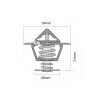 Tridon Thermostat (High Flow) TT2033-180