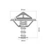 Tridon Thermostat (High Flow) TT269-180