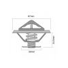 Tridon Thermostat (High Flow) TT273-180
