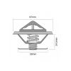 Tridon Thermostat (High Flow) TT277-180