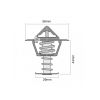 Tridon Thermostat (High Flow) TT281-170