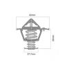 Tridon Thermostat TT384-185