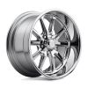 US Mag U110 RAMBLER 20x8 5x120.65 +1 Offset Chrome Wheel