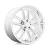 US Mag U131 BULLET 18x8 5x120.65 +1 Offset Chrome Wheel