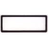 6 Figure Number Plate Frame Black Plastic Altrex U6PS