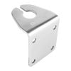 Uniden MGU-02 Antenna L Bracket with Cable Slot 2.5mm Stainless Steel