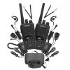 Uniden UH755-2DLX 5W UHF Handheld Radio CB Splashproof Deluxe Pack