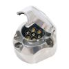 UTILUX LV3010 Trailer Socket 7P Large Round Metal