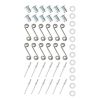 WELD Wheels Sprint Mud Cover Dzus Buttons 12 Dzus Buttons & Washers WEP650-4600