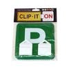 Clip It On 2 x P-Plate White P on Green WA VIC B2C2CWGP