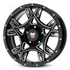 Mamba M24 18x9.0 5x150 +12 Offset Black Wheel