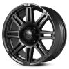 Ultra Machine 20x9.0 6x139.7 +25 Offset Black Wheel