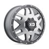 XD XD130 Machete Dually 20x7.5 8x165.1 +142 Offset Grey Wheel
