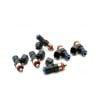 DeatschWerks DW16U-00-0090-6 Fuel Injector Set EV14 1/2 Length Matched Set 950cc 6-Pack
